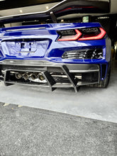 C8 Z07R rear diffuser, 2x2 V weave carbon. Z06/Eray/Stingray fitment