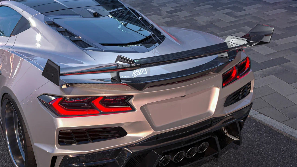 Corvette C8 Z06 Z07R Chassis Wing – Competition Carbon