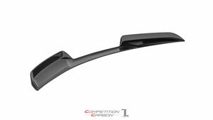 C8 Z06X Ducktail Spoiler for Stingray, Autoclave 2x2 exposed carbon