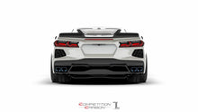 C8 Z06X Ducktail Spoiler for Stingray, Autoclave 2x2 exposed carbon