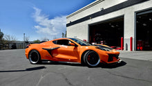 C8 Z06 Z07R side skirts, large side blade. Pre preg 2x2 carbon