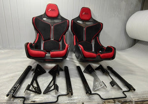 Dry Carbon AutoClave Seats, Mclaren Senna style