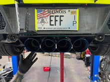 C7 Stainless or Titanium axle back exhaust.