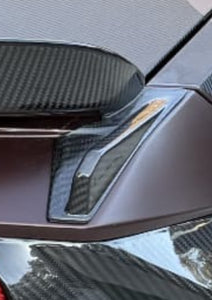 C8 Z06X Ducktail Spoiler for Stingray, Autoclave 2x2 exposed carbon