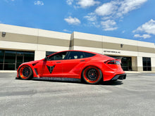 Tesla S duck tail spoiler, 2x2 carbon