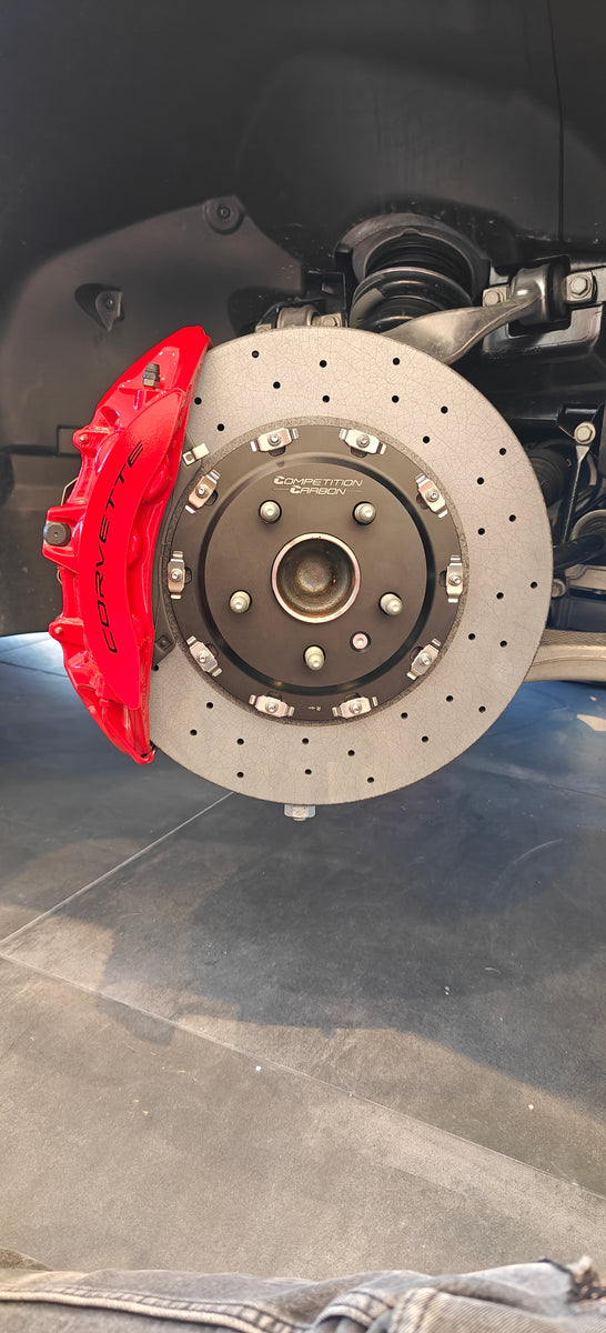 C8 Z06 iron disc brake to CCB replacement conversion. – Competition Carbon