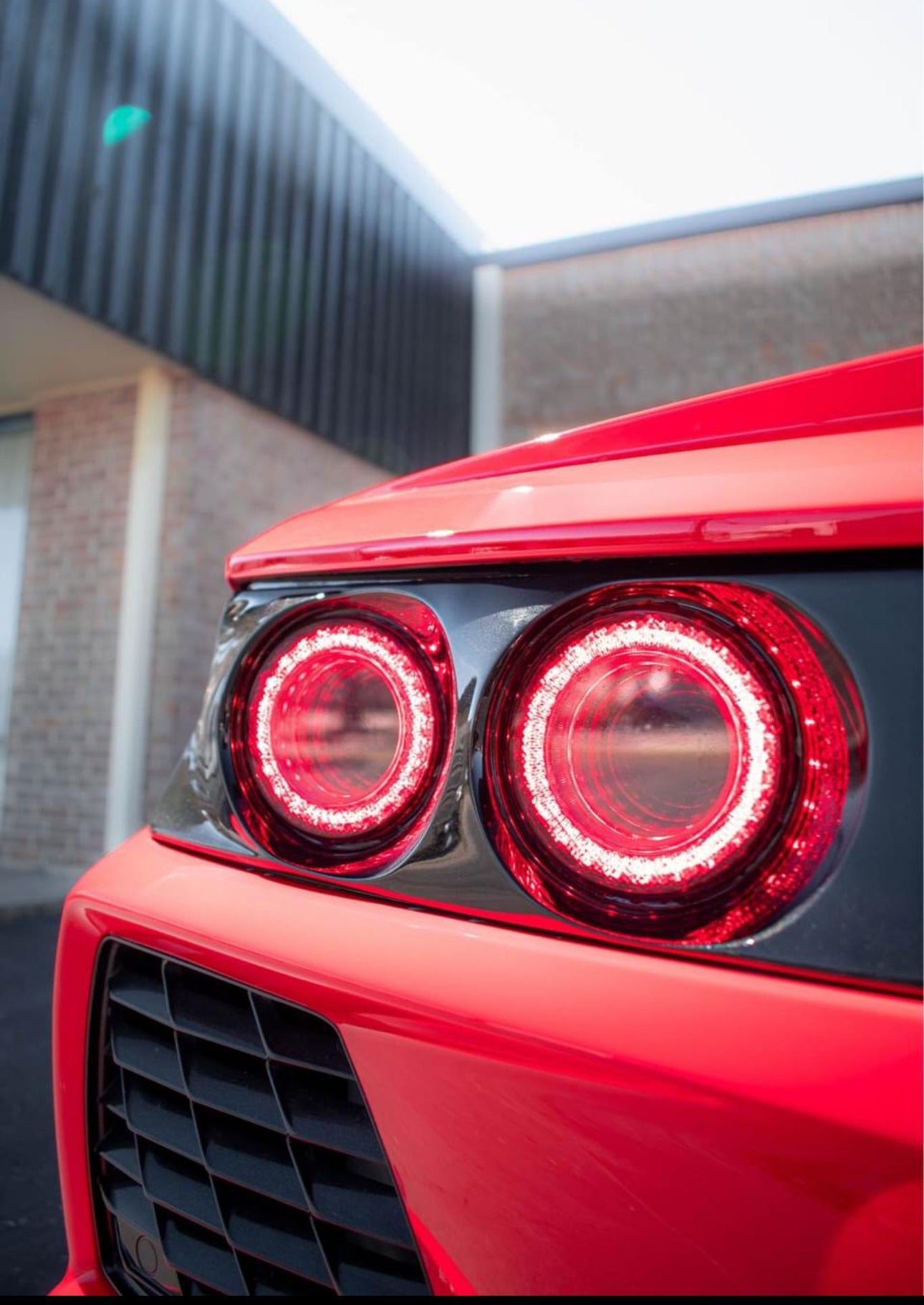 C8 Round Tail Lights Competition Carbon