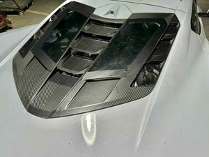 Carbon C8 ZR1 coupe split window replacement, fits all C8 Coupe