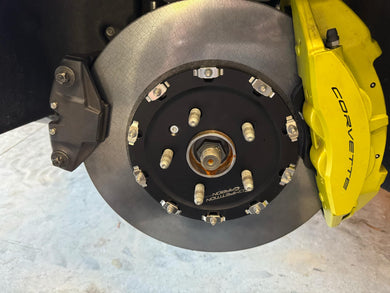 C8 Z06 iron disc brake to CCB replacement conversion.