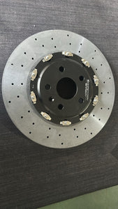 C8 Z06 iron disc brake to CCB replacement conversion.