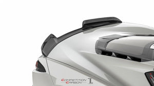 Preorder C8 Z06X Ducktail Spoiler for Stingray, Autoclave 2x2 exposed carbon