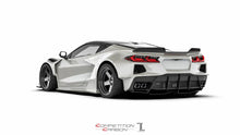 C8 Z06X Ducktail Spoiler for Stingray, Autoclave 2x2 exposed carbon